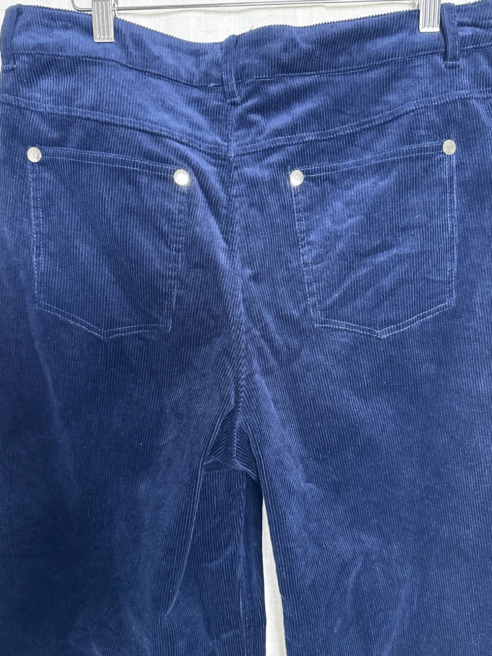 STAUD Grayson Corduroy Wide Leg Pants Navy Size 10 - Picture 9 of 15